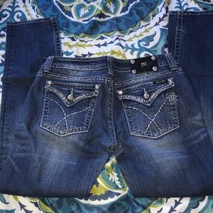 Miss Me skinny blue jeans